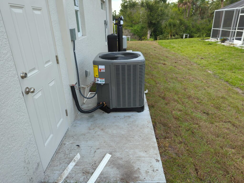 AC Installation for a home in Southwest Florida